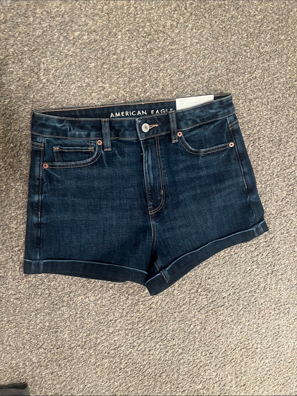 American Eagle mom jean shorts. 4